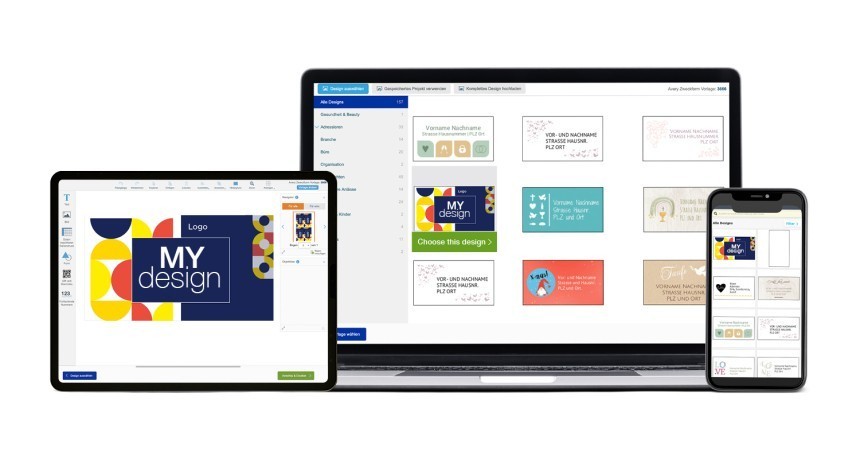 Besplatni kreator naljepnica Avery Design&Print Online